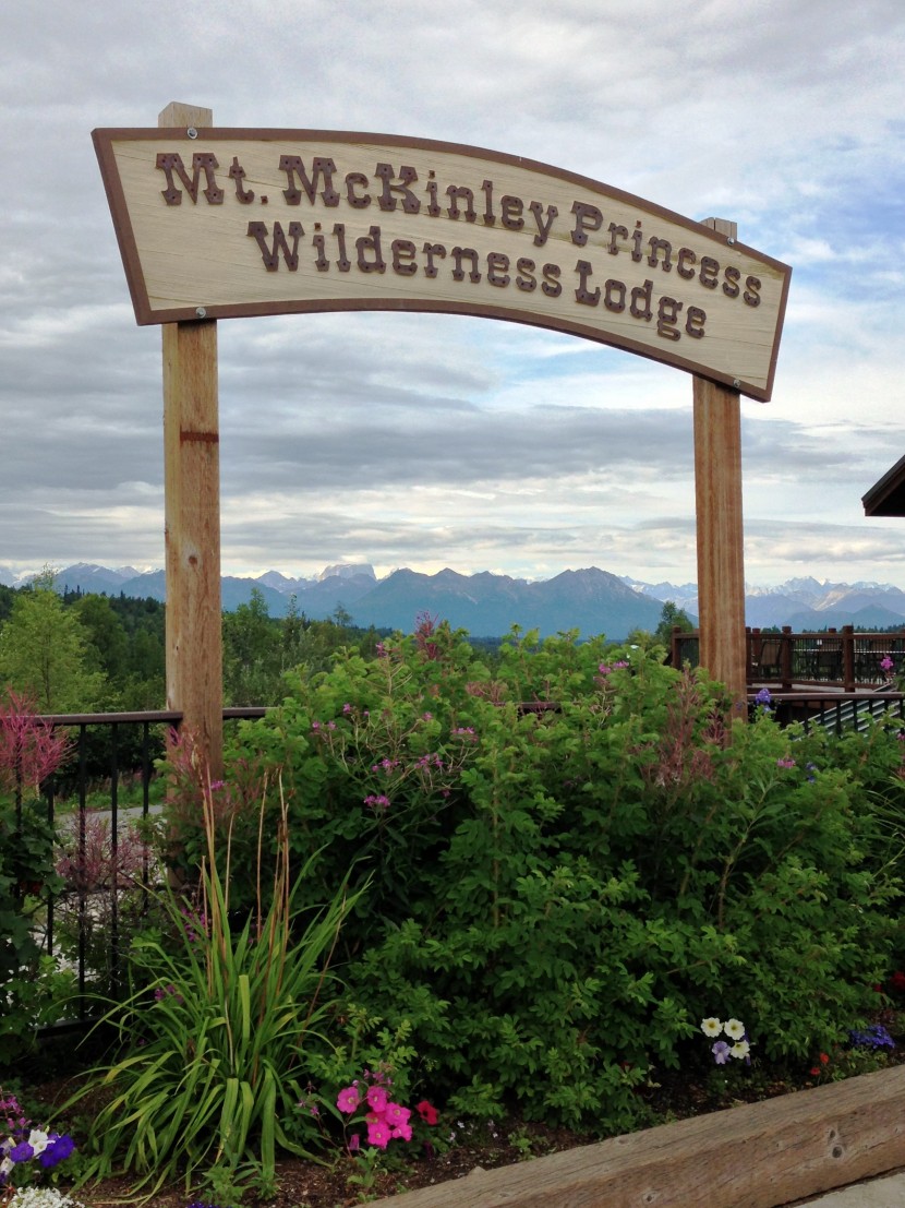 A sign for Mt. McKinley Princess Wilderness Lodge