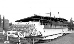 S.S. Nenana Paddlewheel boat currently on display in Pioneer Park in Fairbanks, Alaska, Princess Lodges