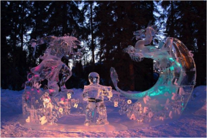 Ice art